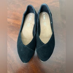 Toms Black Flats